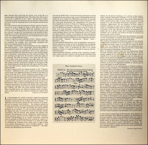 Musicalische Compagney : Sonate Concertate (LP, Album, Gat)