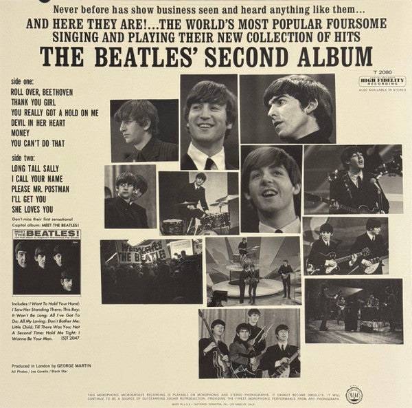 The Beatles : The Beatles' Second Album (LP, Album, Mono, RE, 180)