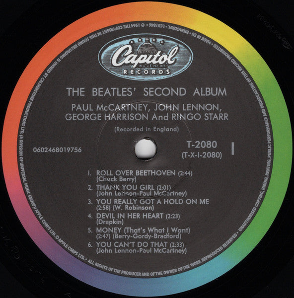 The Beatles : The Beatles' Second Album (LP, Album, Mono, RE, 180)