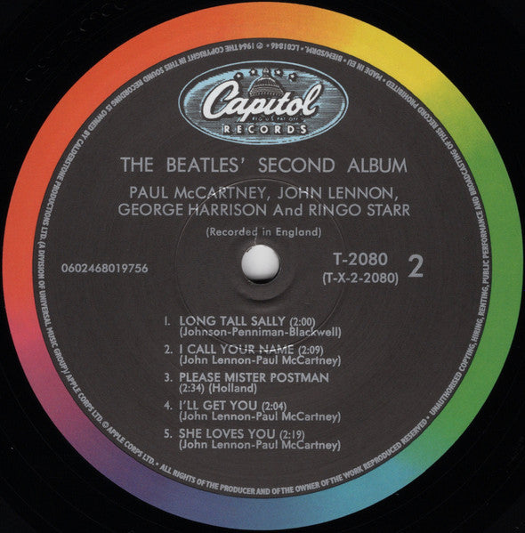 The Beatles : The Beatles' Second Album (LP, Album, Mono, RE, 180)