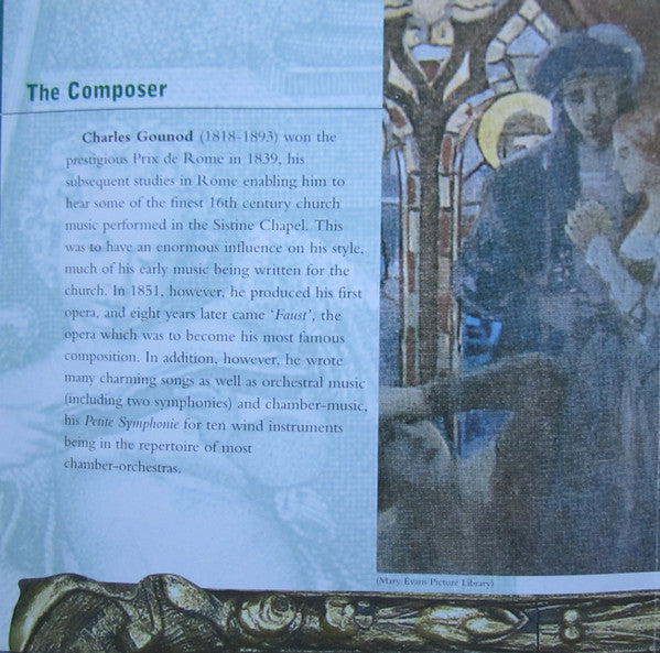 Charles Gounod, Pilar Lorengar, Heinz Hoppe, Franz Crass, Les Chœurs René Duclos, Orchestre De La Société Des Concerts Du Conservatoire, Hallé Orchestra, Jean-Claude Hartemann, Sir John Barbirolli : Messe Solennelle De Sainte Cécile  ,  Petite Symphonie (CD, Comp)