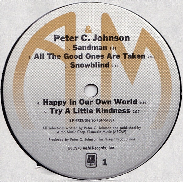 Peter C. Johnson : Peter C. Johnson (LP, Album)