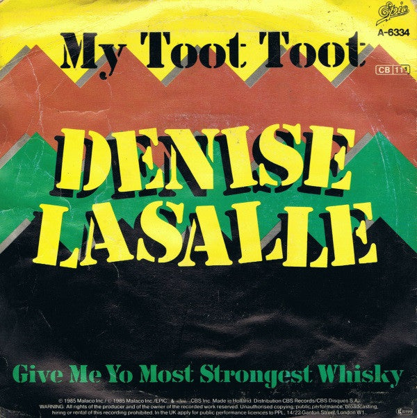 Denise Lasalle : My Toot Toot (7", Single)