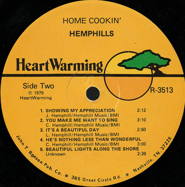 The Hemphills : Home Cookin' (LP, Album)