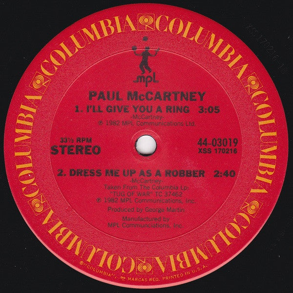 Paul McCartney : Take It Away (12", Pit)