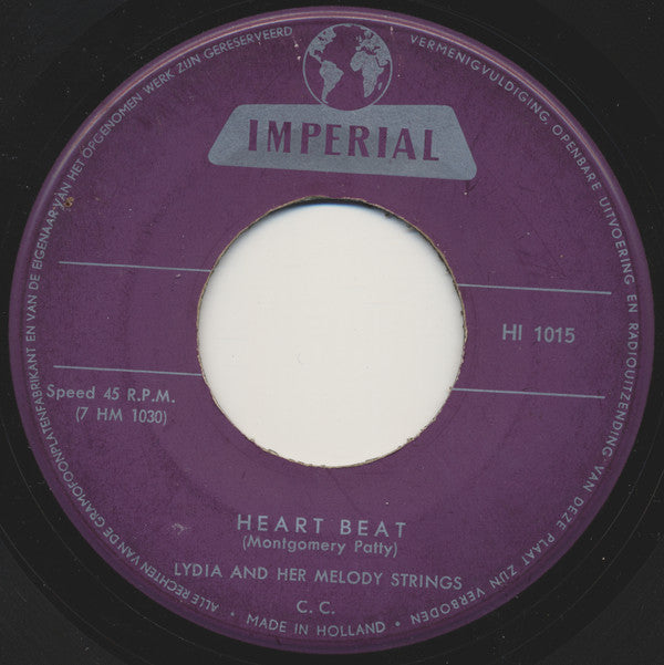 Lydia & Her Melody Strings : Send Me The Pillow (7", Single)