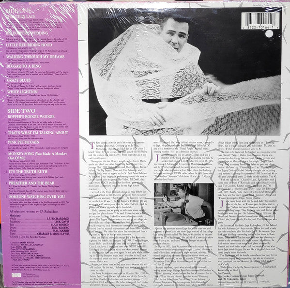 The Big Bopper* : Hellooo Baby! The Best Of The Big Bopper 1954 - 1959 (LP, Comp)