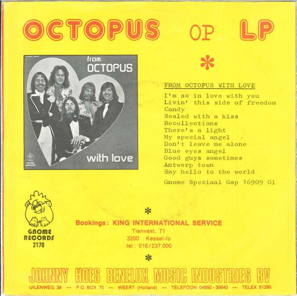 Octopus (5) : Bring It On Home To Me (Auld Lang Syne) (7", Single)