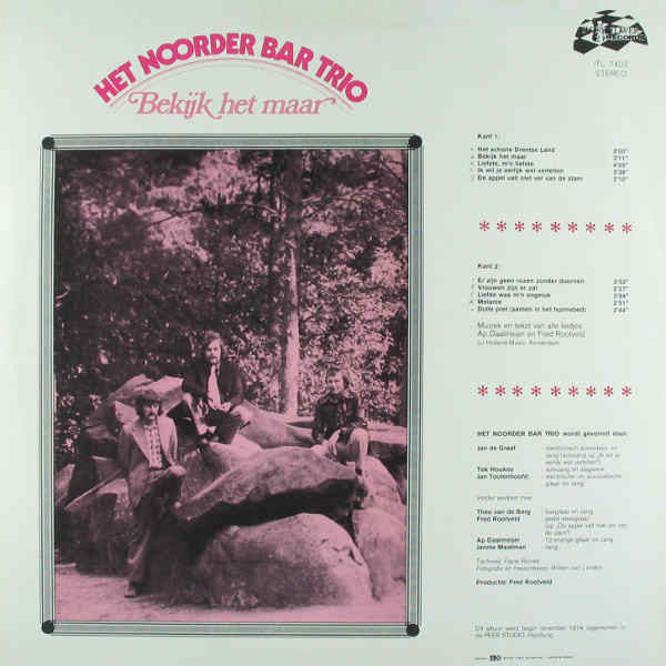 Het Noorder Bar Trio : Bekijk Het Maar (LP, Album)