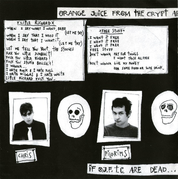 Orange Juice From The Crypt : A Dinner With Us (7", EP, Ltd, Num, Pin)