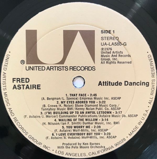 Fred Astaire : Attitude Dancing (LP, Album)