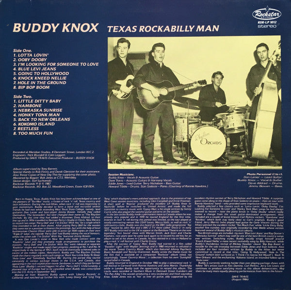 Buddy Knox : Texas Rockabilly Man (LP, Album)
