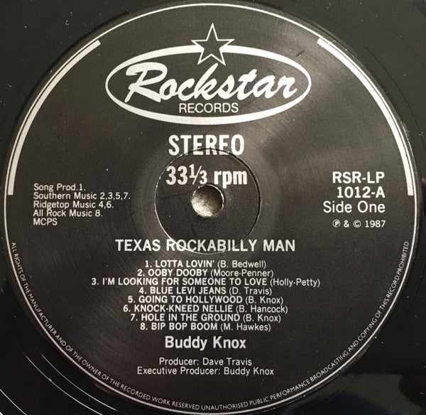 Buddy Knox : Texas Rockabilly Man (LP, Album)
