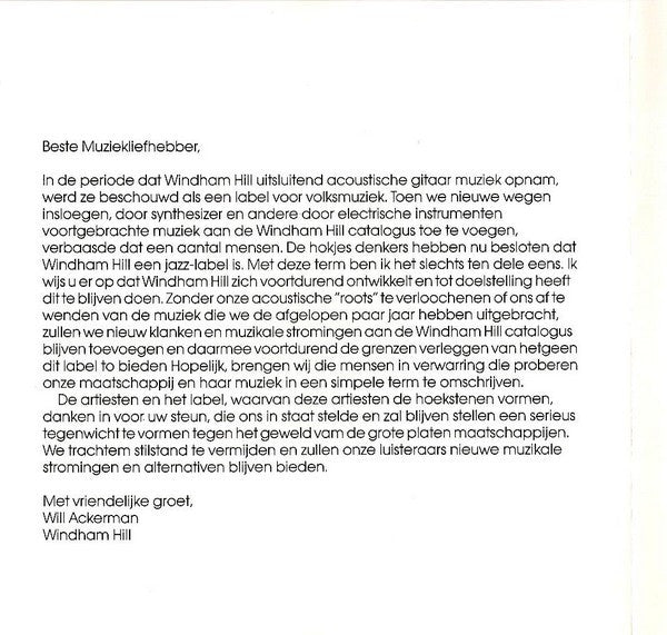 Various : Windham Hill - Emoties In Muziek (CD, Album)