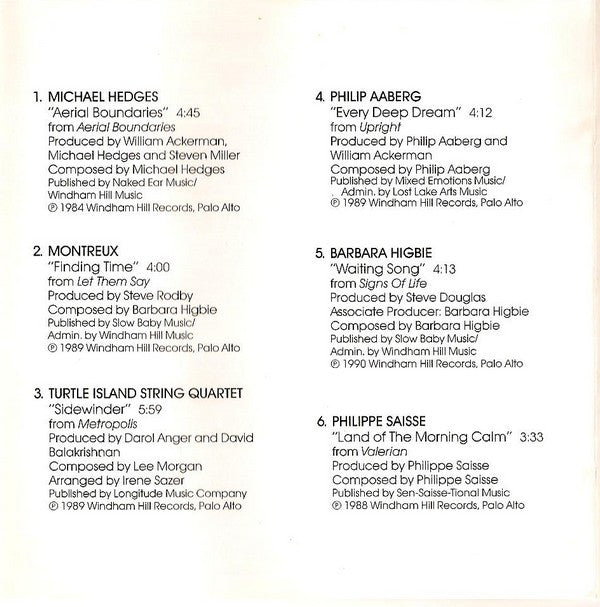 Various : Windham Hill - Emoties In Muziek (CD, Album)