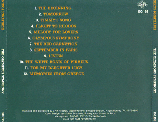 Nikos Ignatiadis : The Olympous Symphony (CD, Album)