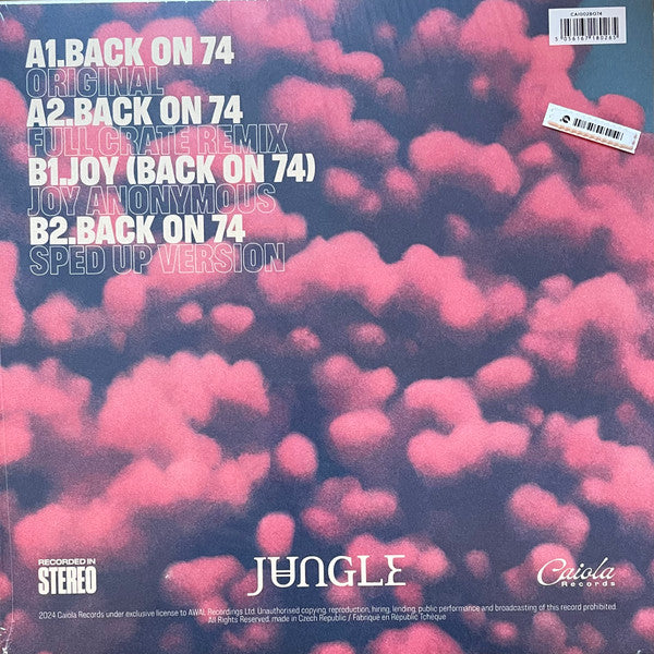 Jungle (12) : Back On 74 (12", RSD, Ltd)