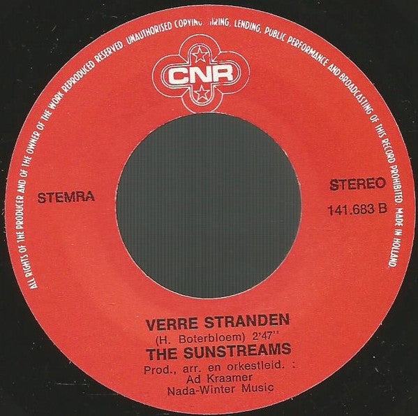 The Sunstreams : Je Ging De Wijde Wereld In (7", Single)