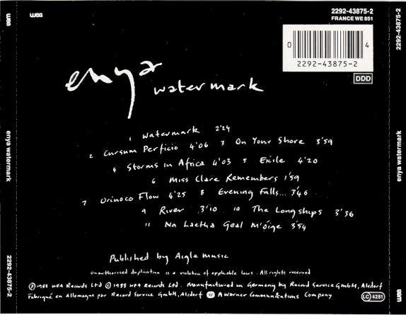 Enya : Watermark (CD, Album, RE)