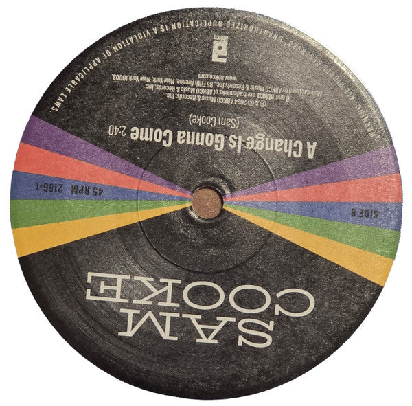 Sam Cooke : Shake / A Change Is Gonna Come (7", RSD, Single, Mono, Whi)