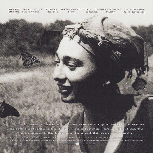Regina Spektor : Songs (LP, Album, RE, RM)