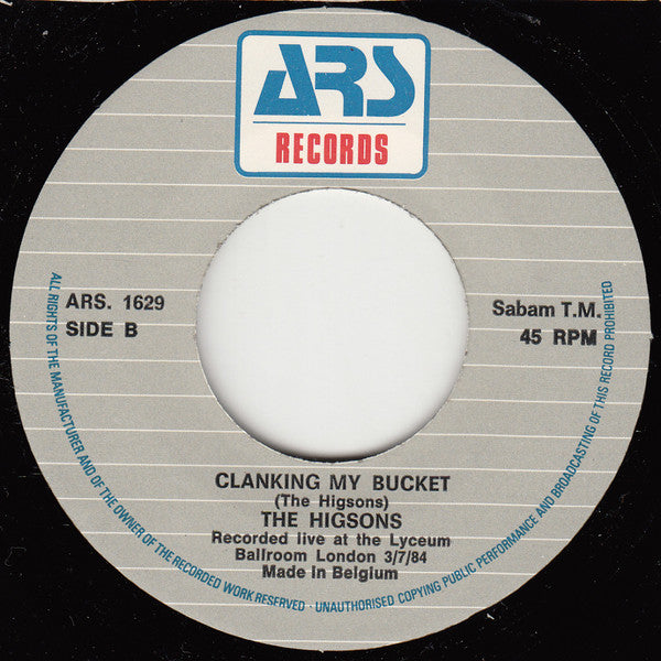 The Higsons : Music To Watch Boys By (7", Single)