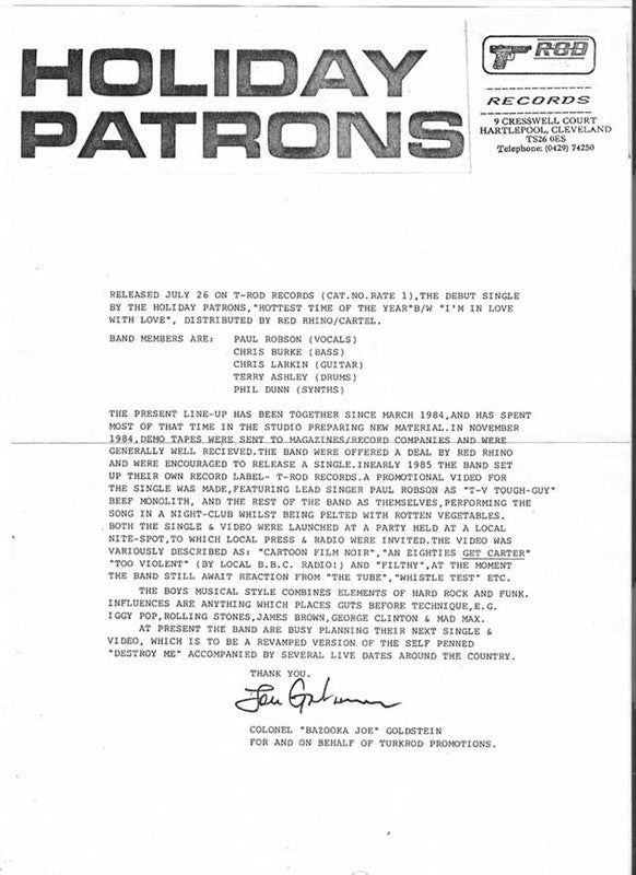 Holiday Patrons : Hottest Time Of The Year (7", Single)