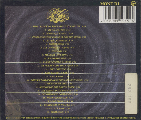 Monty Python : Monty Python Sings (CD, Comp)