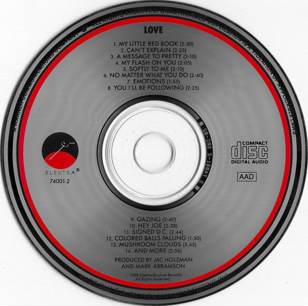 Love : Love (CD, Album, RE, RM)