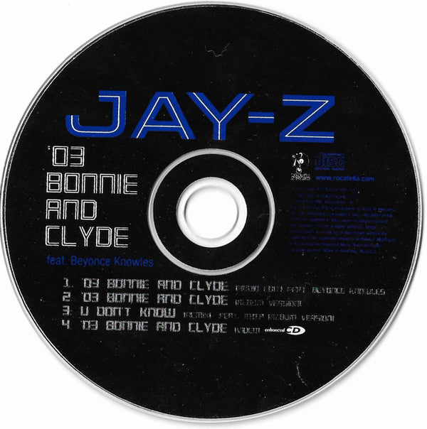 Jay-Z Feat. Beyoncé Knowles : '03 Bonnie And Clyde (CD, Maxi)