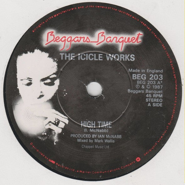 The Icicle Works : High Time (7", Single)