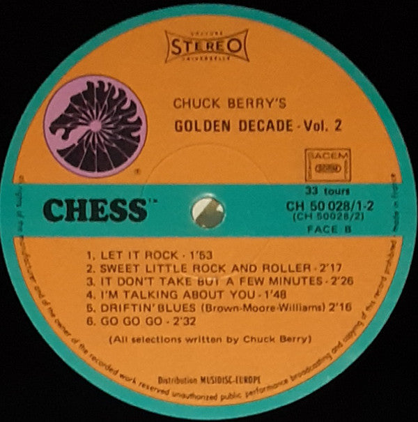 Chuck Berry : Chuck Berry's Golden Decade Vol.2 (2xLP, Comp, Gat)