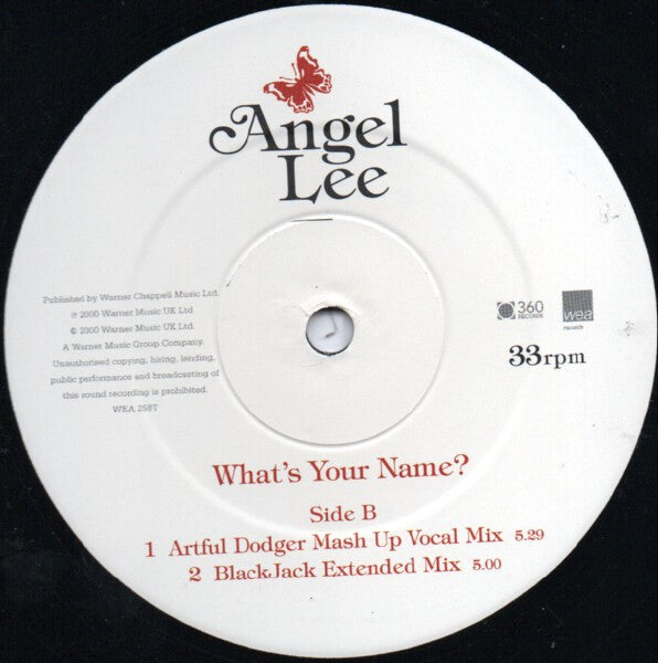 Angel Lee : What's Your Name? (12")