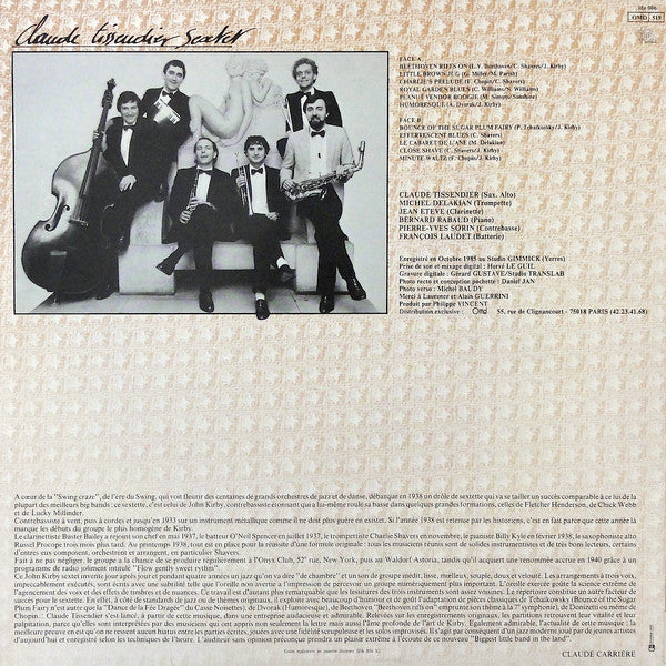 Claude Tissendier Sextet : Tribute To John Kirby (LP, Album)