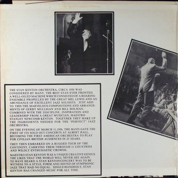 Stan Kenton : Kenton In Concert (Live At: Royal Albert Hall London, England March 11th 1956) (2xLP, Album, RM)