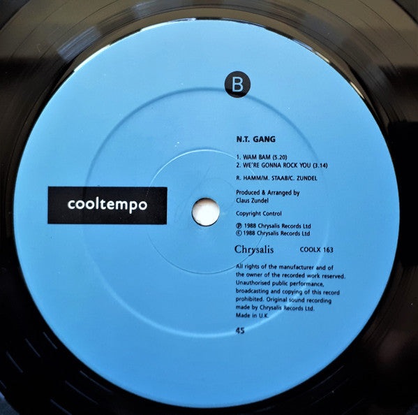 N.T. Gang : Wam Bam (12", Maxi)