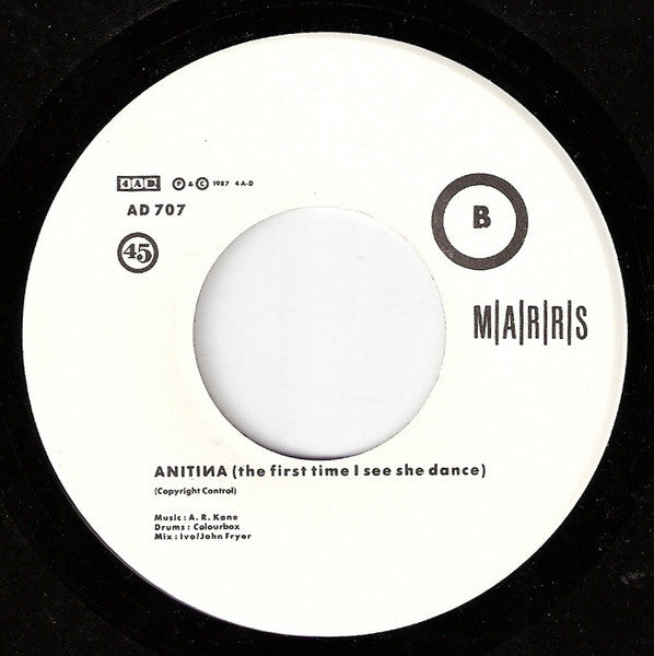 M|A|R|R|S : Pump Up The Volume (7", Single, Whi)
