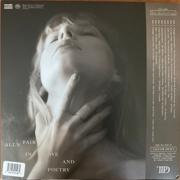 Taylor Swift : The Tortured Poets Department (The Anthology) (LP, Cle + LP, Cle + LP, Dar + LP, Gol + Album)