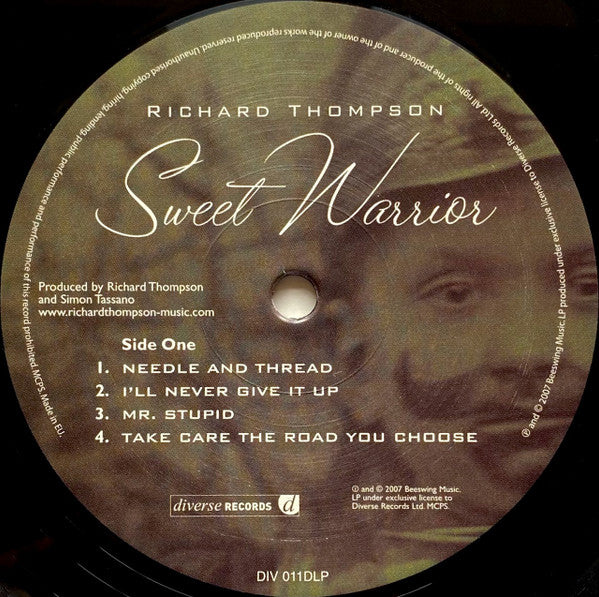 Richard Thompson : Sweet Warrior (2xLP, Album)