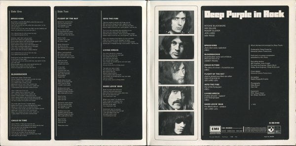 Deep Purple : In Rock (LP, Album, RE, Gre)