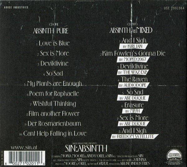 Sin : Absinth (2xCD, Album)