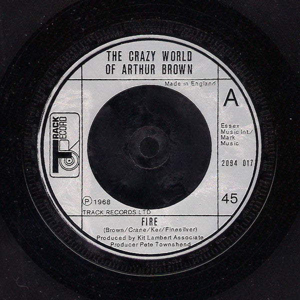 Thunderclap Newman / The Crazy World Of Arthur Brown : Something In The Air / Fire (7", Single, Sil)
