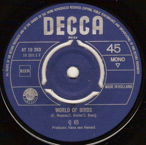 Q65 : World Of Birds (7", Single, Mono, M/Print)