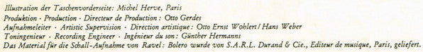 Maurice Ravel / Modest Mussorgsky, Berliner Philharmoniker · Herbert von Karajan : Bolero / Tableaux D'une Exposition = Bilder Einer Ausstellung = Pictures At An Exhibition (LP, RE, RP)