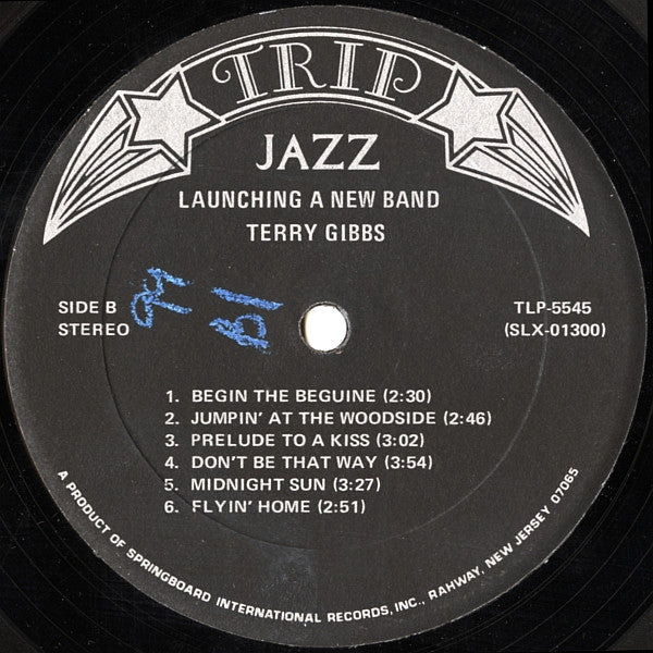 Terry Gibbs : Launching A New Band (LP, RE, RM)