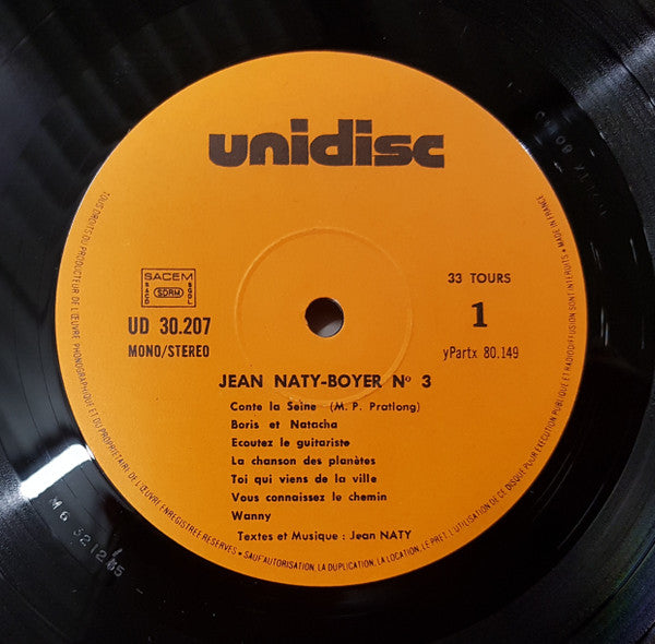 Jean Naty-Boyer : Vous Connaissez Le Chemin... (LP)