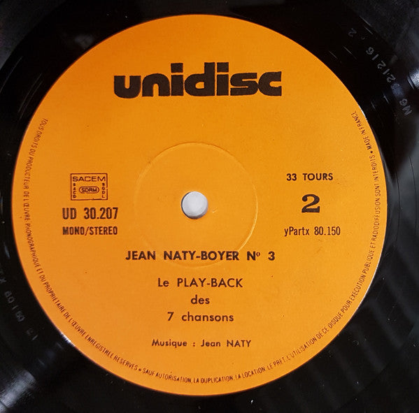 Jean Naty-Boyer : Vous Connaissez Le Chemin... (LP)