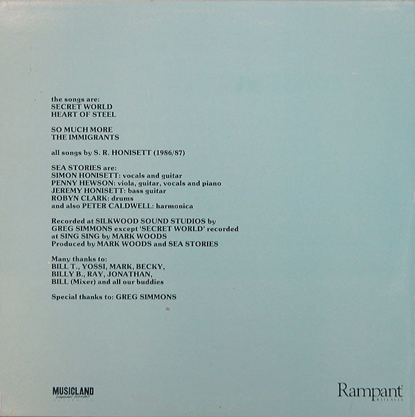 Sea Stories : Secret World (12")