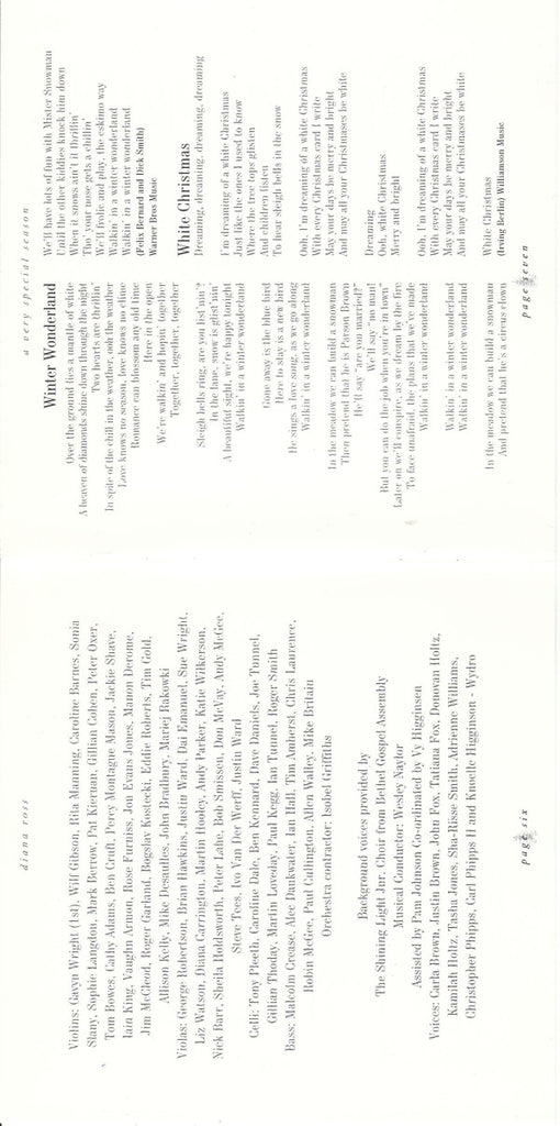 Diana Ross : A Very Special Season (CD, Album)