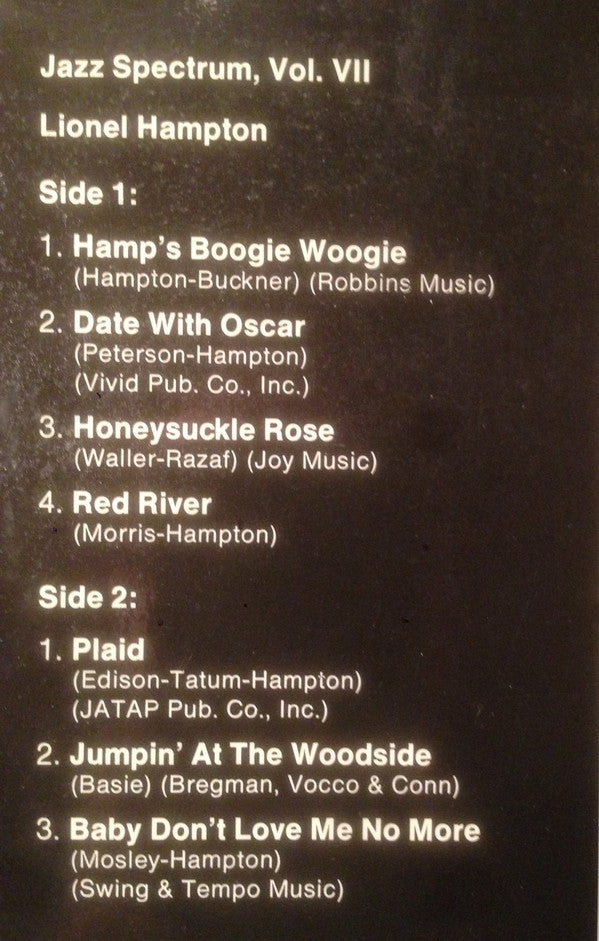 Lionel Hampton : Jazz Spectrum Vol. 7 (LP, Comp)